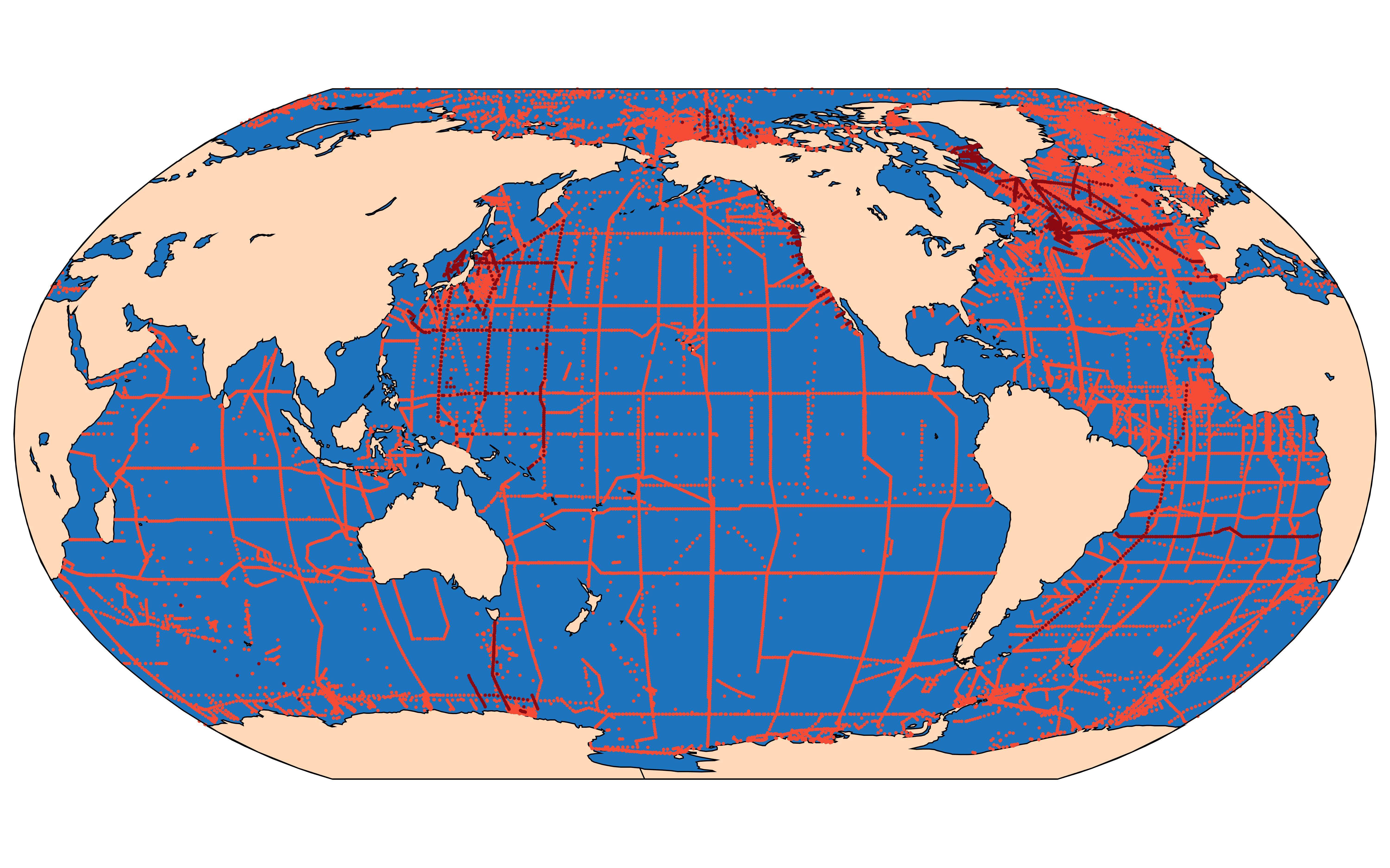 GLODAPv22020 globalCoverage