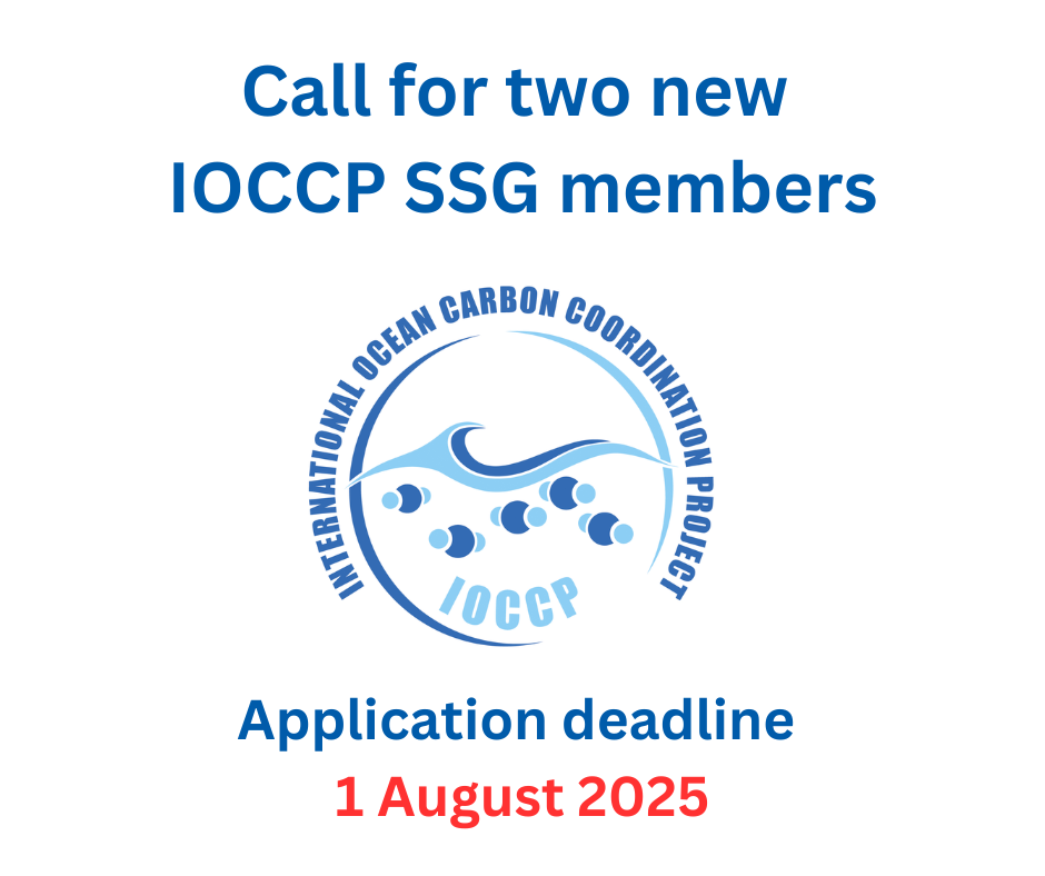  Call for two new members of the IOCCP Scientific Steering Group