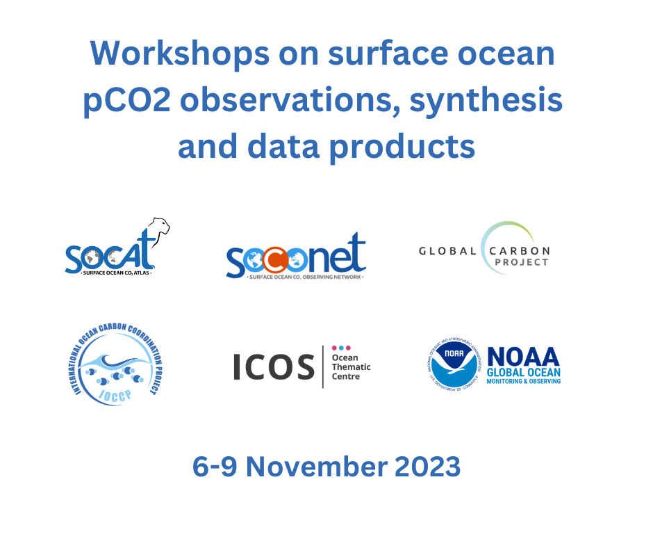 Workshops on surface ocean pCO2 observations, synthesis and data products