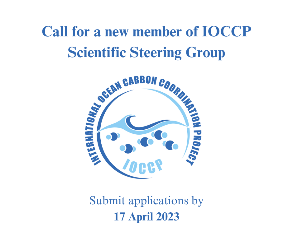 Call for a new member to IOCCP SSG